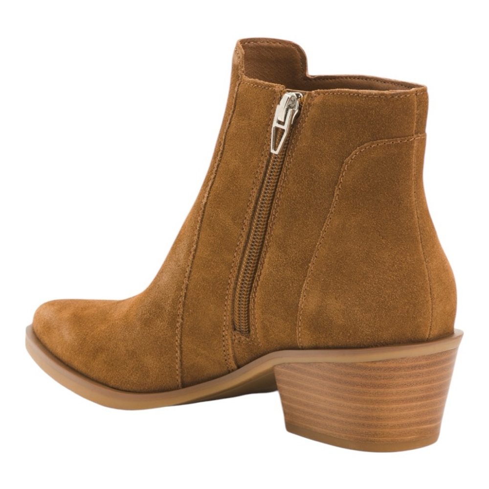DOLCE VITA Onyx Suede Susann Wedge Booties - Picture 2 of 3